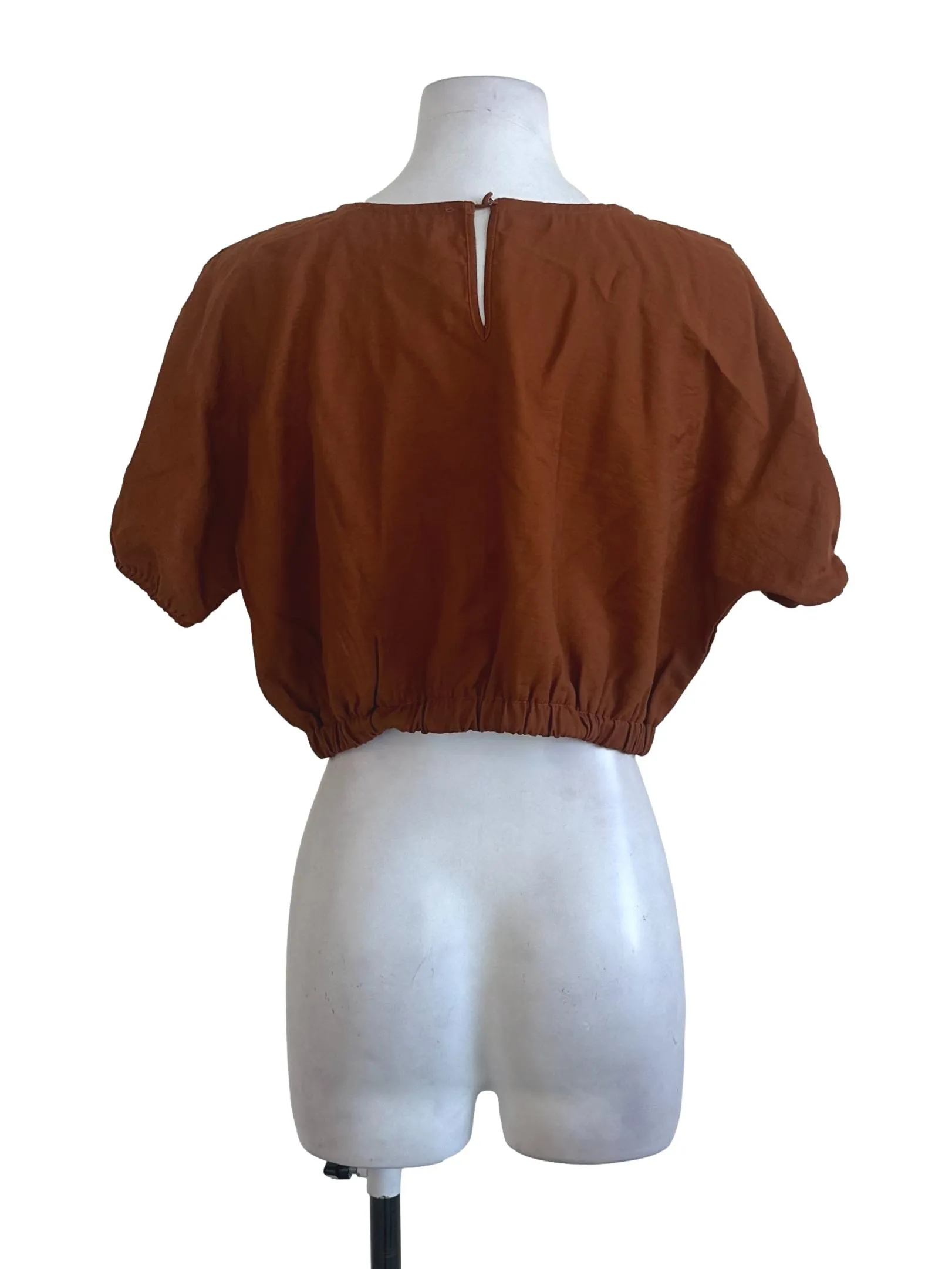 Mustard Brown Plain Top