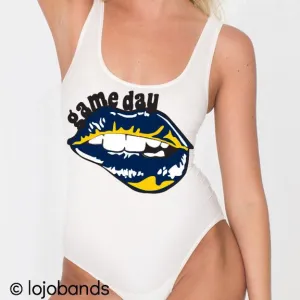 Navy & Yellow Game Day Bodysuit