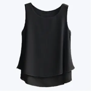 New Womens Tops Fashion 2017 Women Summer Chiffon Blouse Plus Size S-5XL Sleeveless Casual Shirt  Black White Red Blue Pink