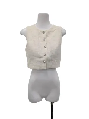 Off-White Knitted Vest