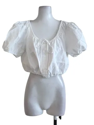 Off White Plain Top