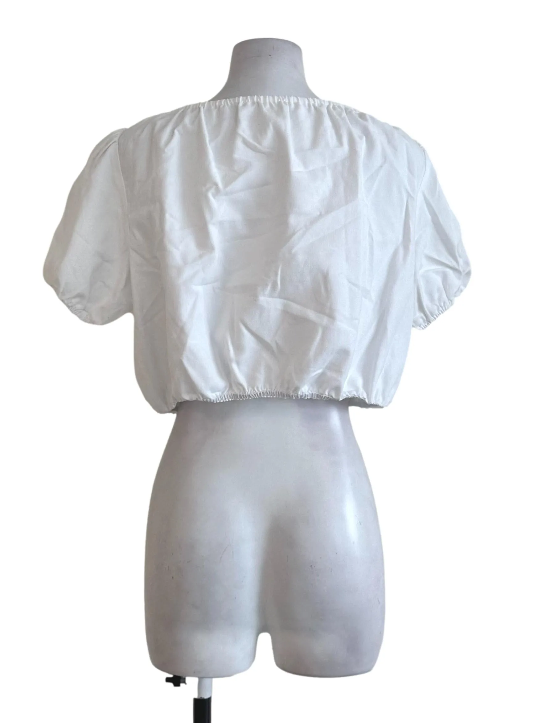 Off White Plain Top