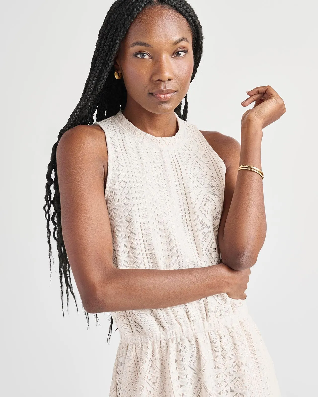 Paola Crochet Dress
