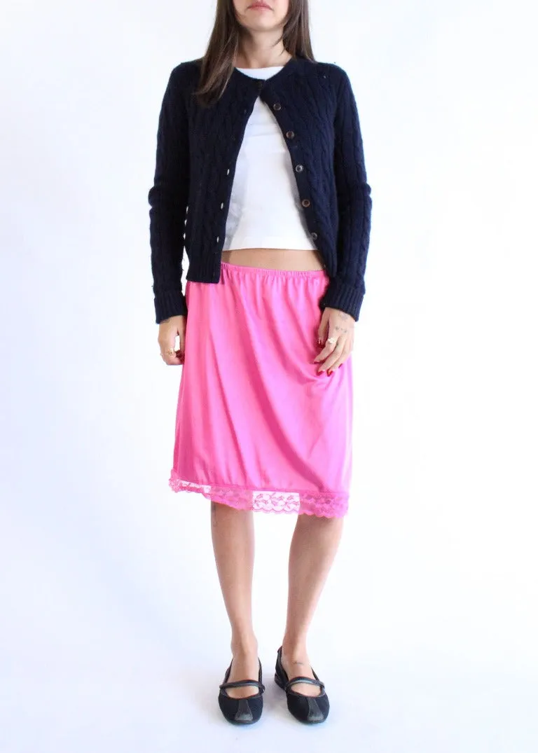 RCYCLD OD Pink Slip Skirt