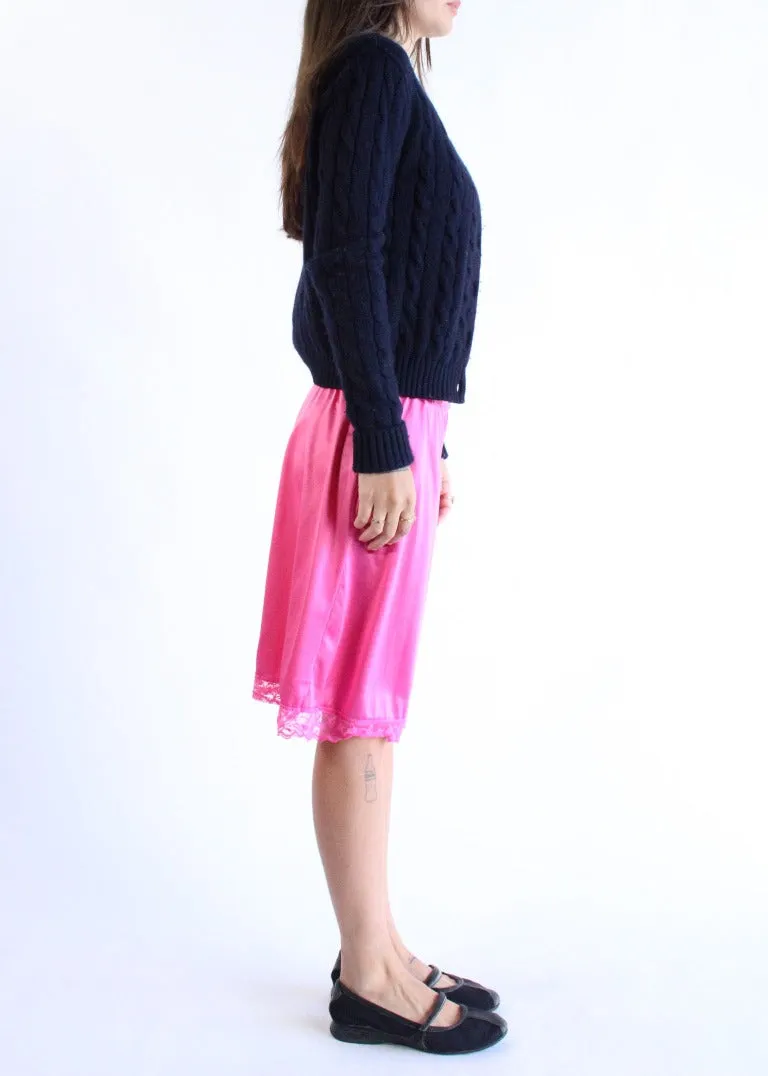 RCYCLD OD Pink Slip Skirt