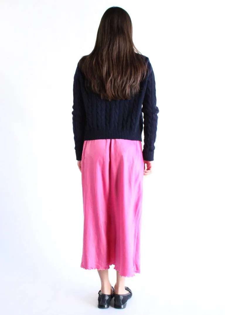 RCYCLD OD Pink Slip Skirt