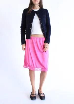 RCYCLD OD Pink Slip Skirt