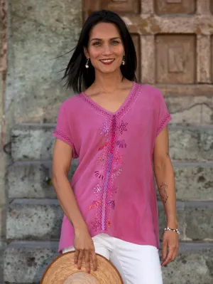 Rosa Floral Chain Blouse