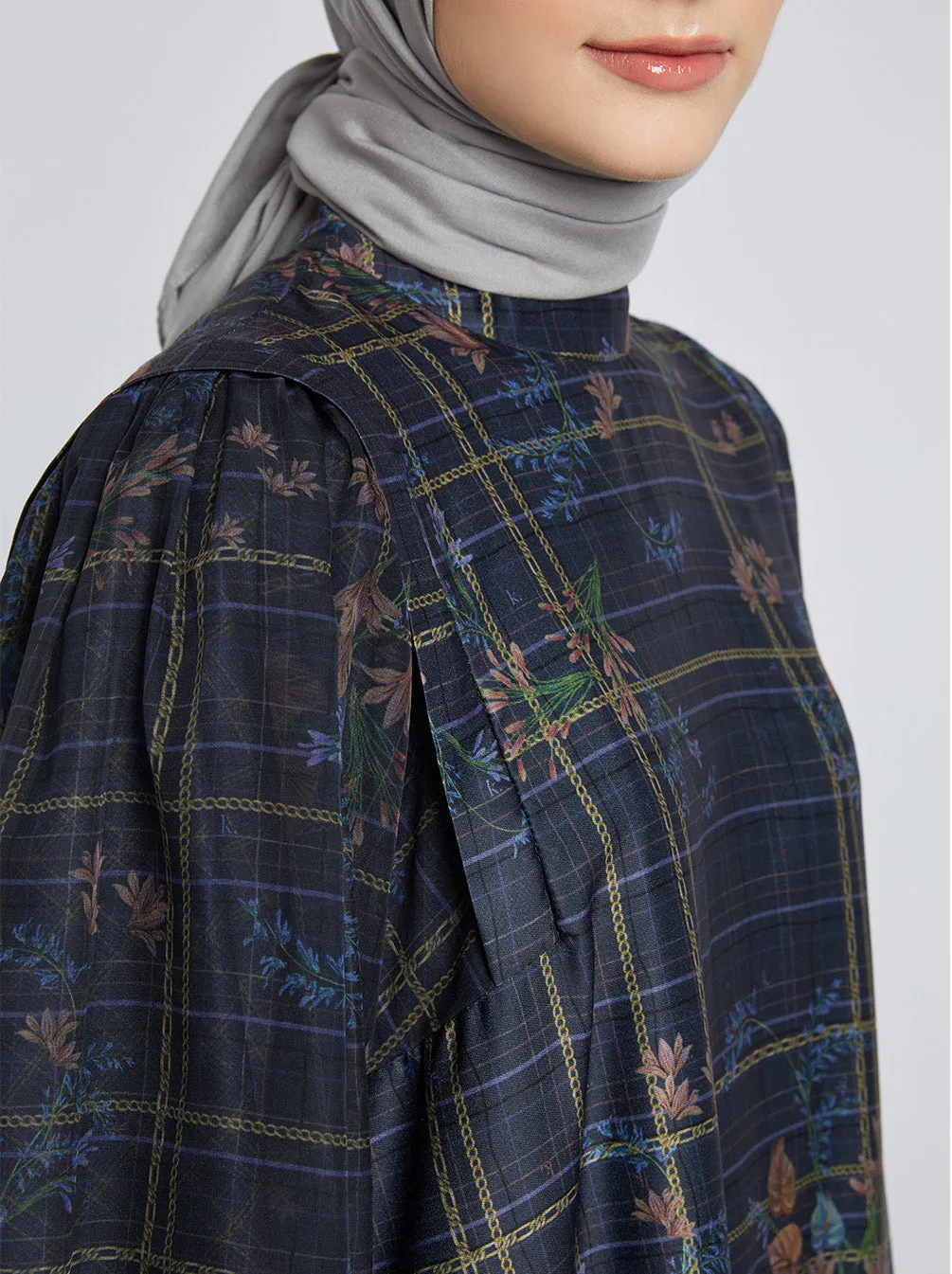 SABILA A-LINE DRESS INDIGO