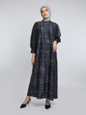 SABILA A-LINE DRESS INDIGO