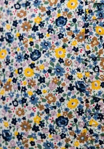 Saylor Ditsy Floral Button Front Blouse