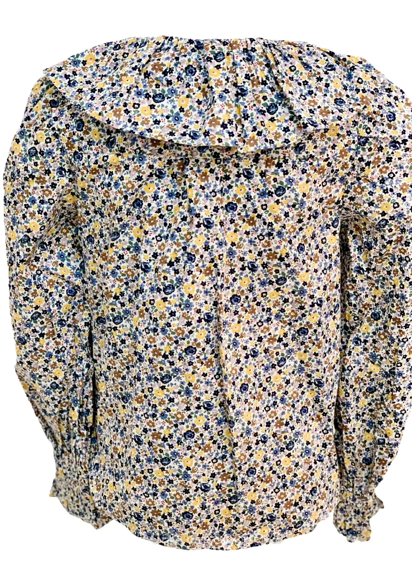 Saylor Ditsy Floral Button Front Blouse