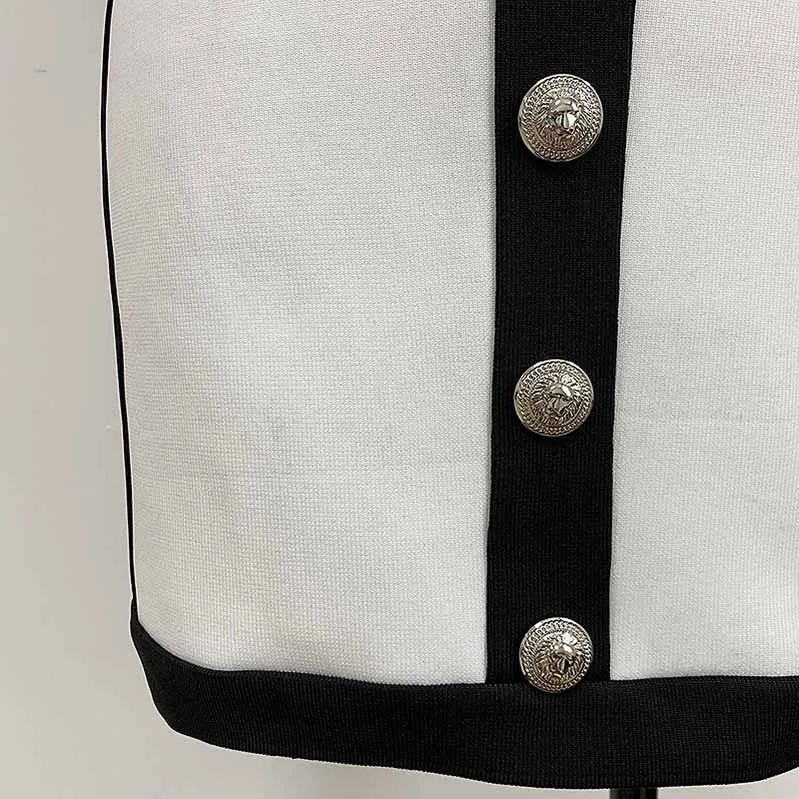 Short Sleeve V Neck Colorblock Bodycon Mini Dress
