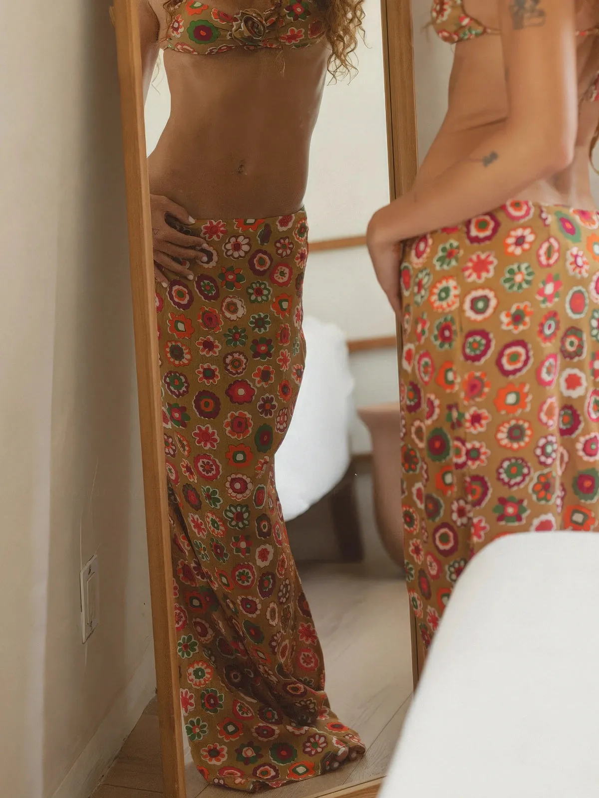 Silk Natalia Skirt ::RET