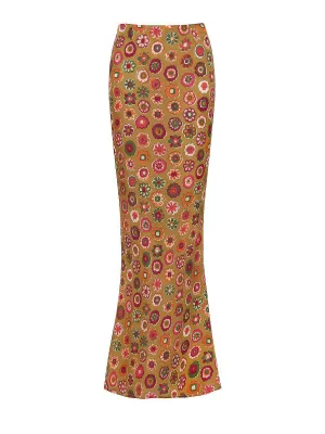 Silk Natalia Skirt ::RET