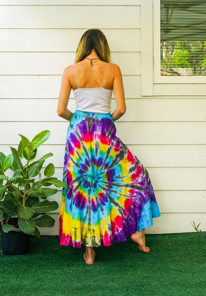 Starburst Swirl Maxi Skirt