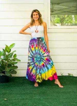 Starburst Swirl Maxi Skirt