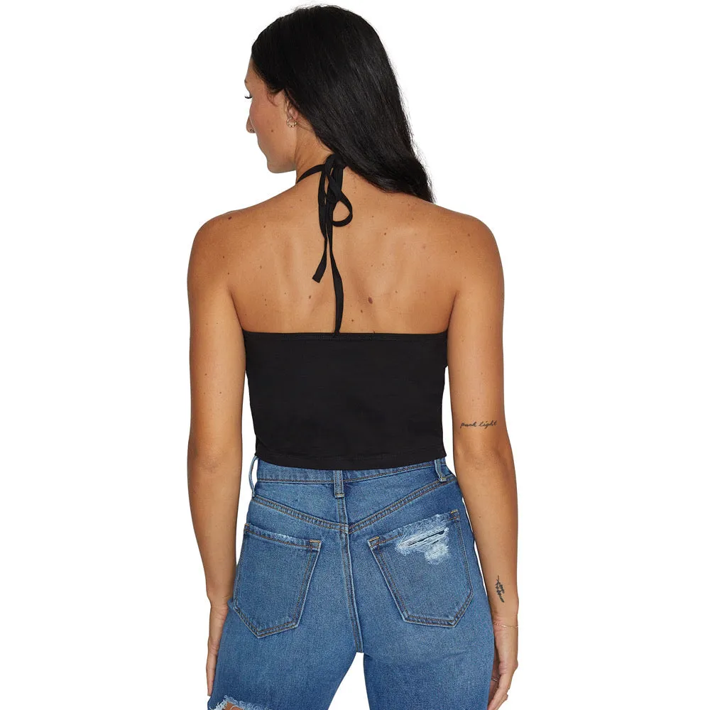 Tampa Spartans Black Halter Top