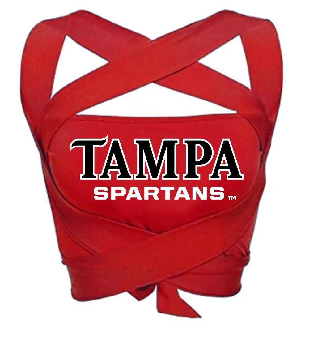 Tampa Spartans Red Multi Way Bandeau Top