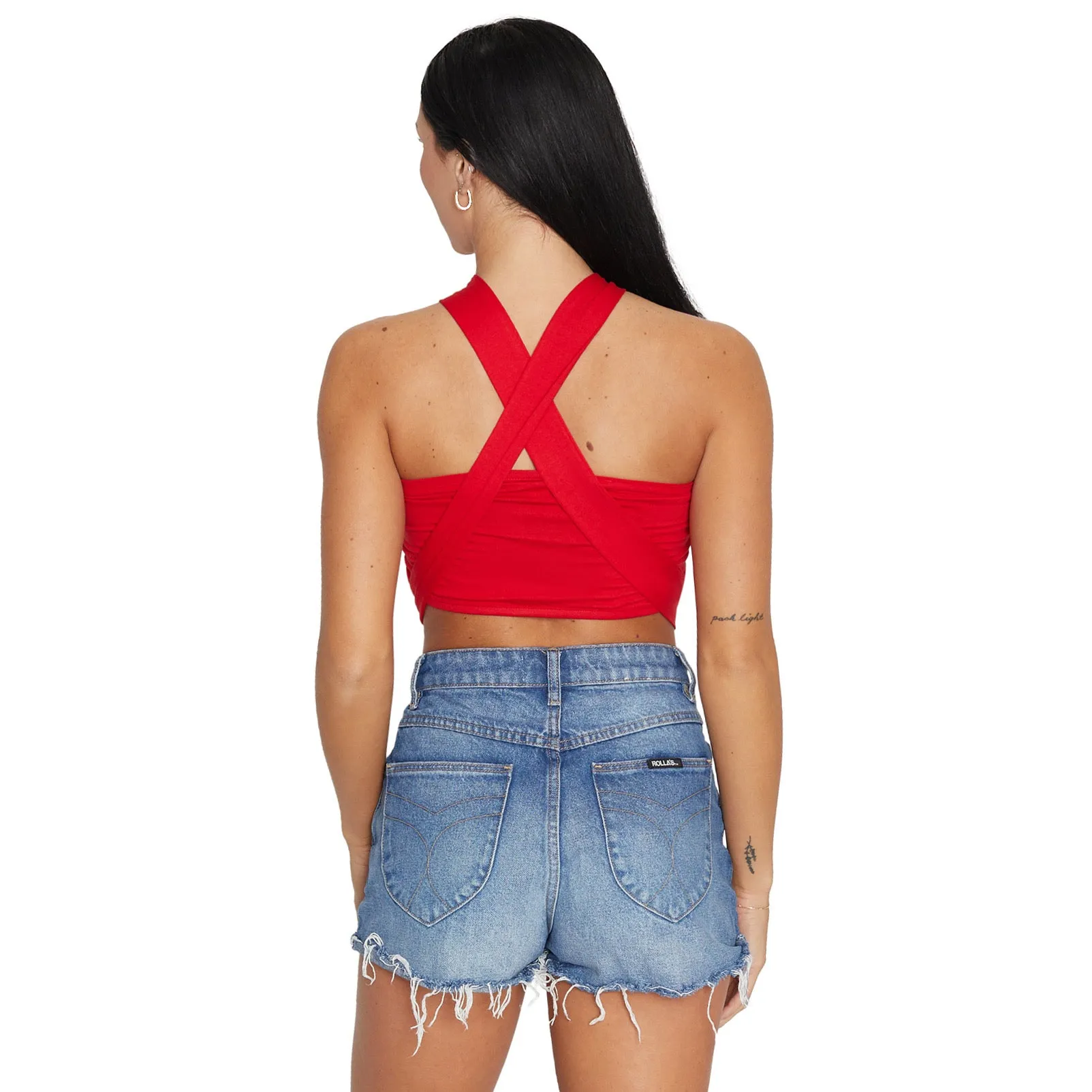 Tampa Spartans Red Multi Way Bandeau Top
