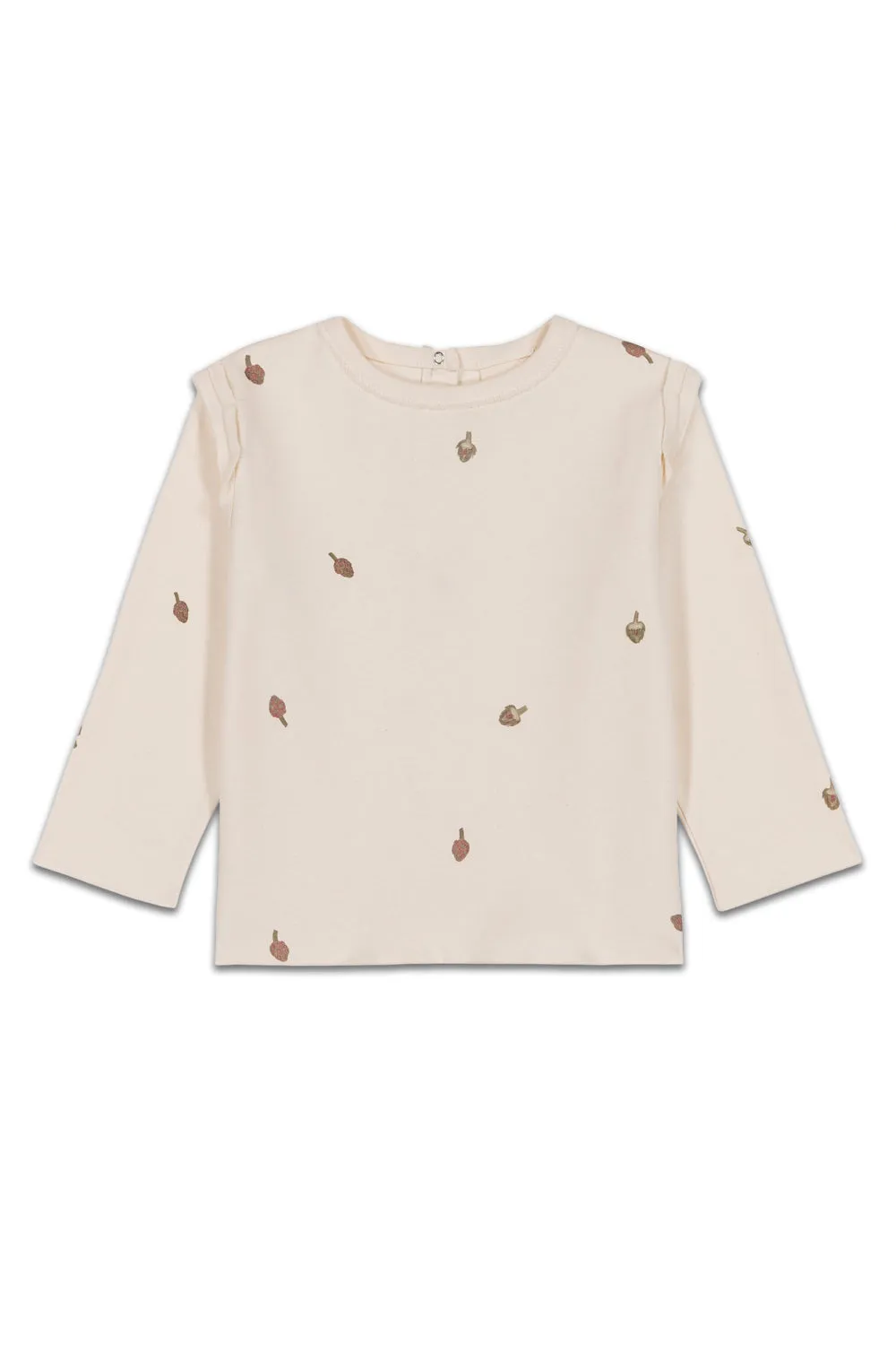 Tee-Shirt Manches Longues Lala Artichauts Ecru