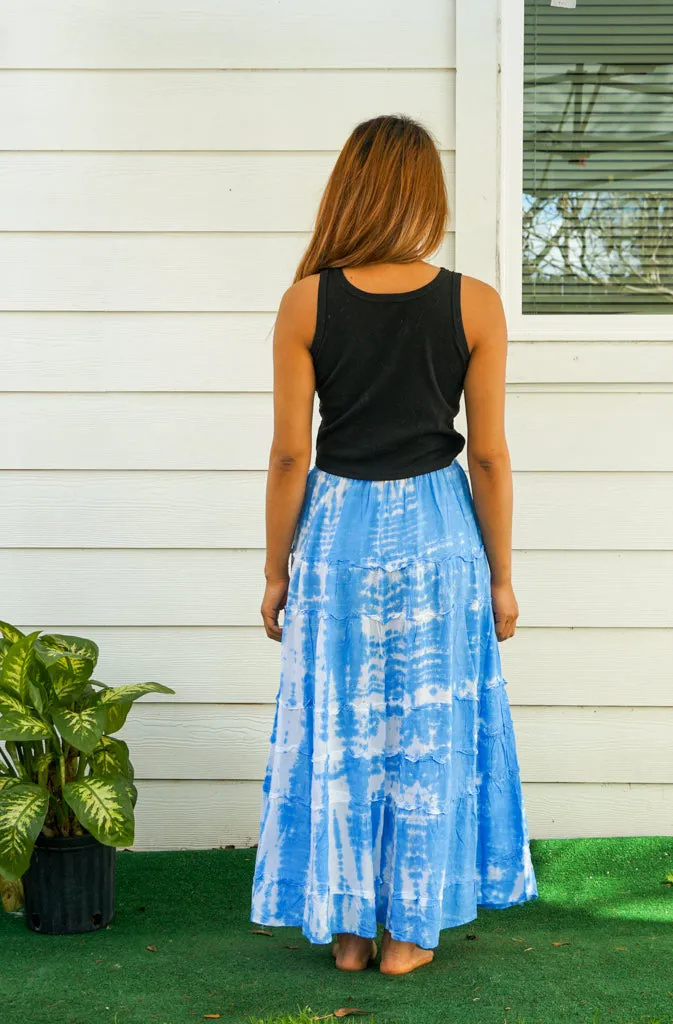 Tidal Waves Maxi Skirt