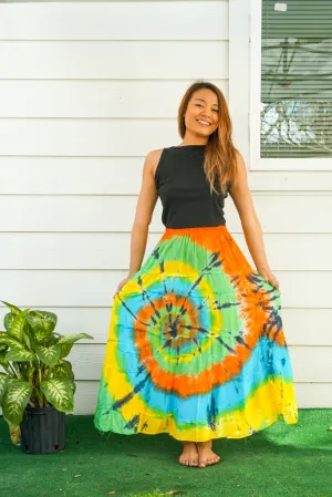 Tropical Swirl Maxi Skirt