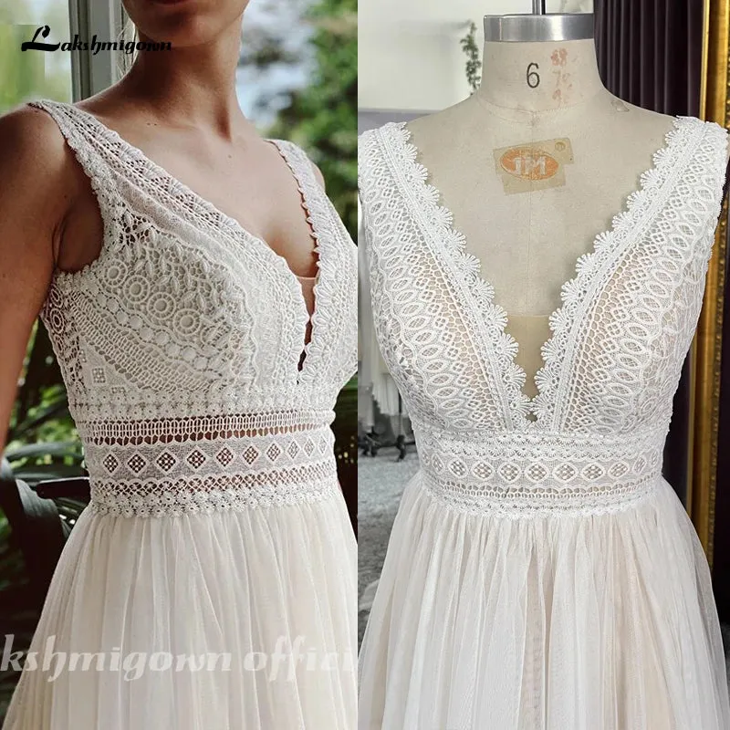 Wedding Dresses Lace Bridal Gowns tulle A-Line Wedding gown
