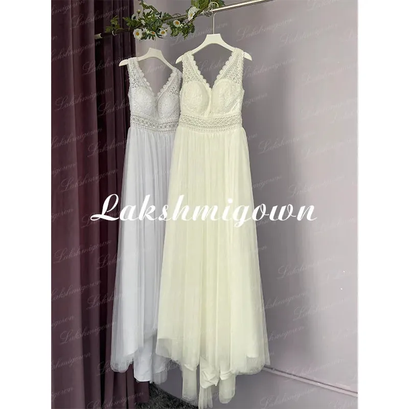 Wedding Dresses Lace Bridal Gowns tulle A-Line Wedding gown