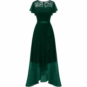Wedding Guest Gress Evening Dress Long Wedding Dress with Slit Party Cocktail Dress