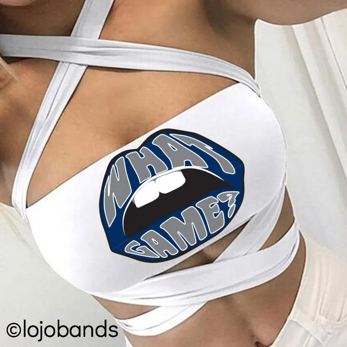 What Game White Multiway Bandeau