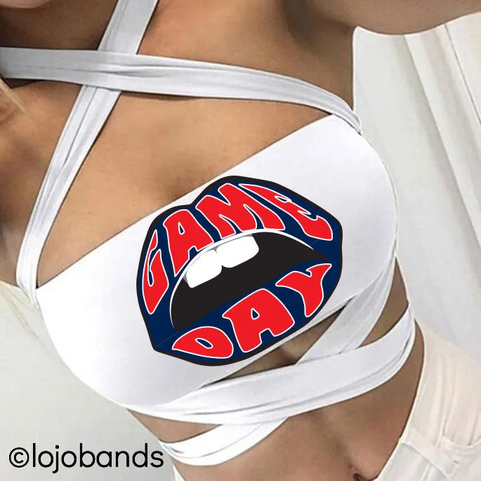 What Game White Multiway Bandeau