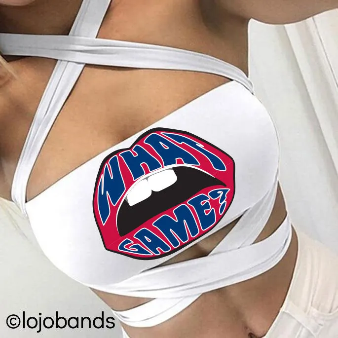 What Game White Multiway Bandeau