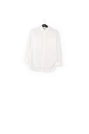 White oversized shirt