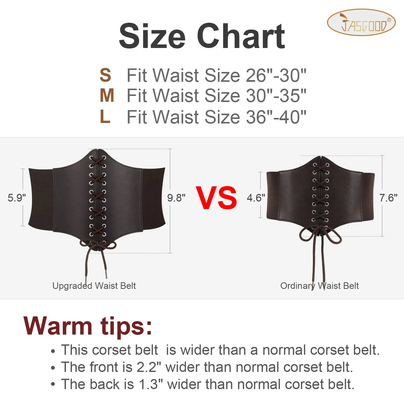 Women Corset Cinch Belt Lace-up Elastic Waist Belt, Tied Costume Waspie Waist Belt for Women 5.9" Width
