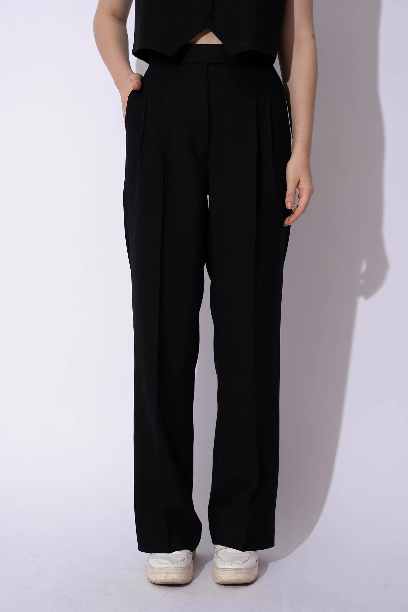 Women's Formal Linen Waistcoat with Pants