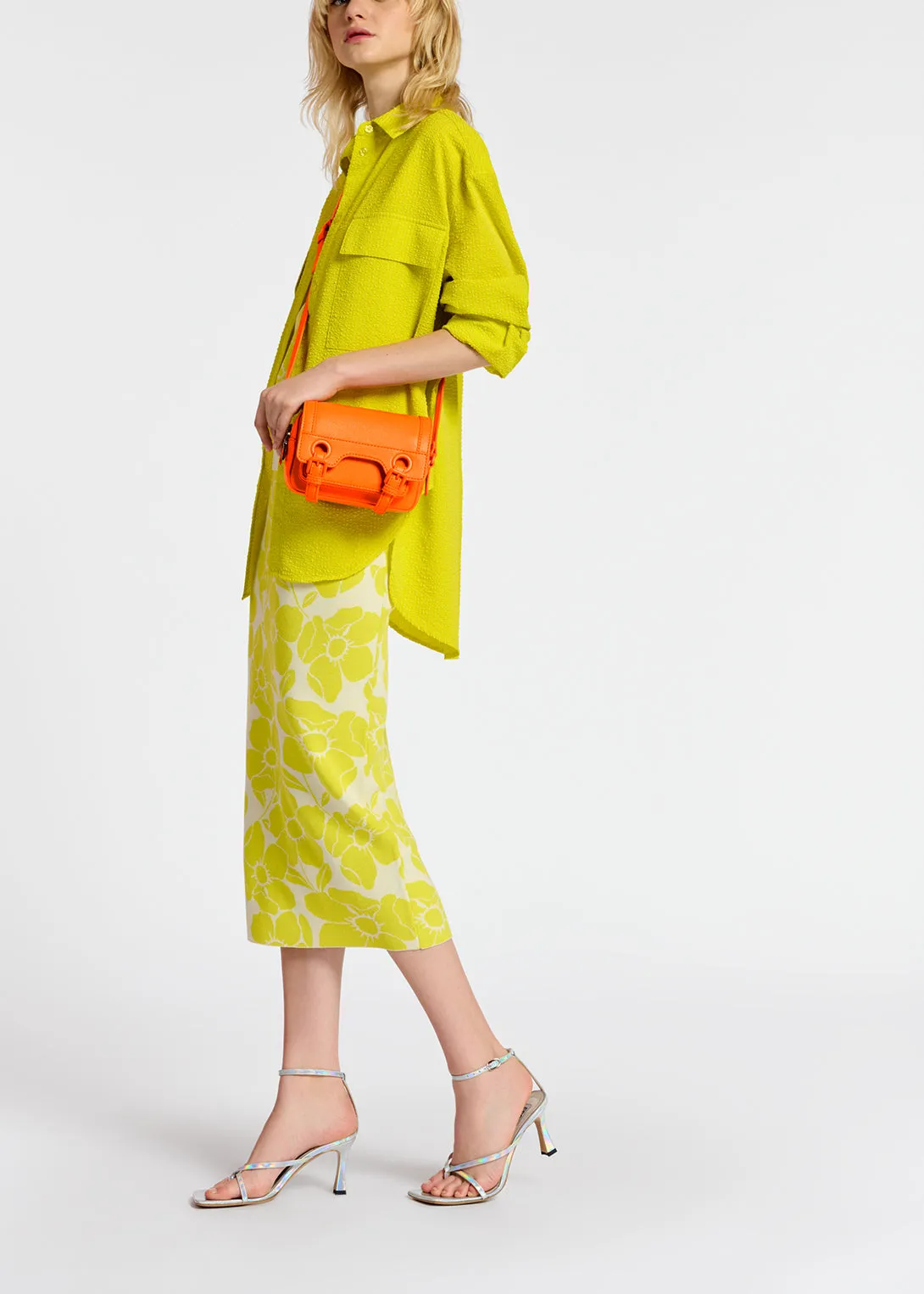 Yellow oversized shirt