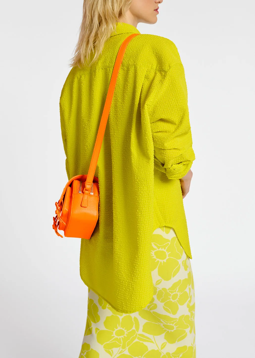Yellow oversized shirt
